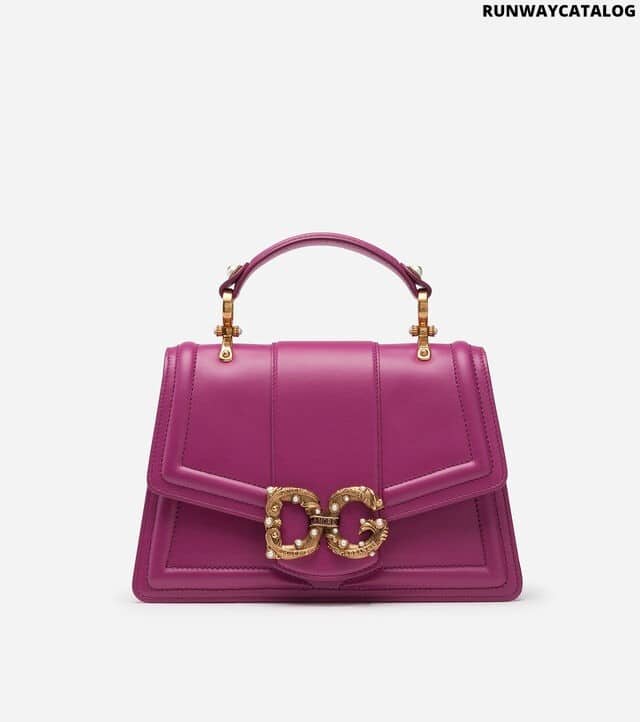 DOLCE &amp; GABBANA DG AMORE BAG IN CALFSKIN