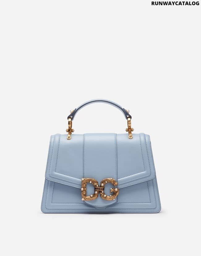 DOLCE &amp; GABBANA DG AMORE BAG IN CALFSKIN