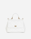 Dolce &amp; Gabbana Medium Sicily Bag in Aria Matelassé Calfskin