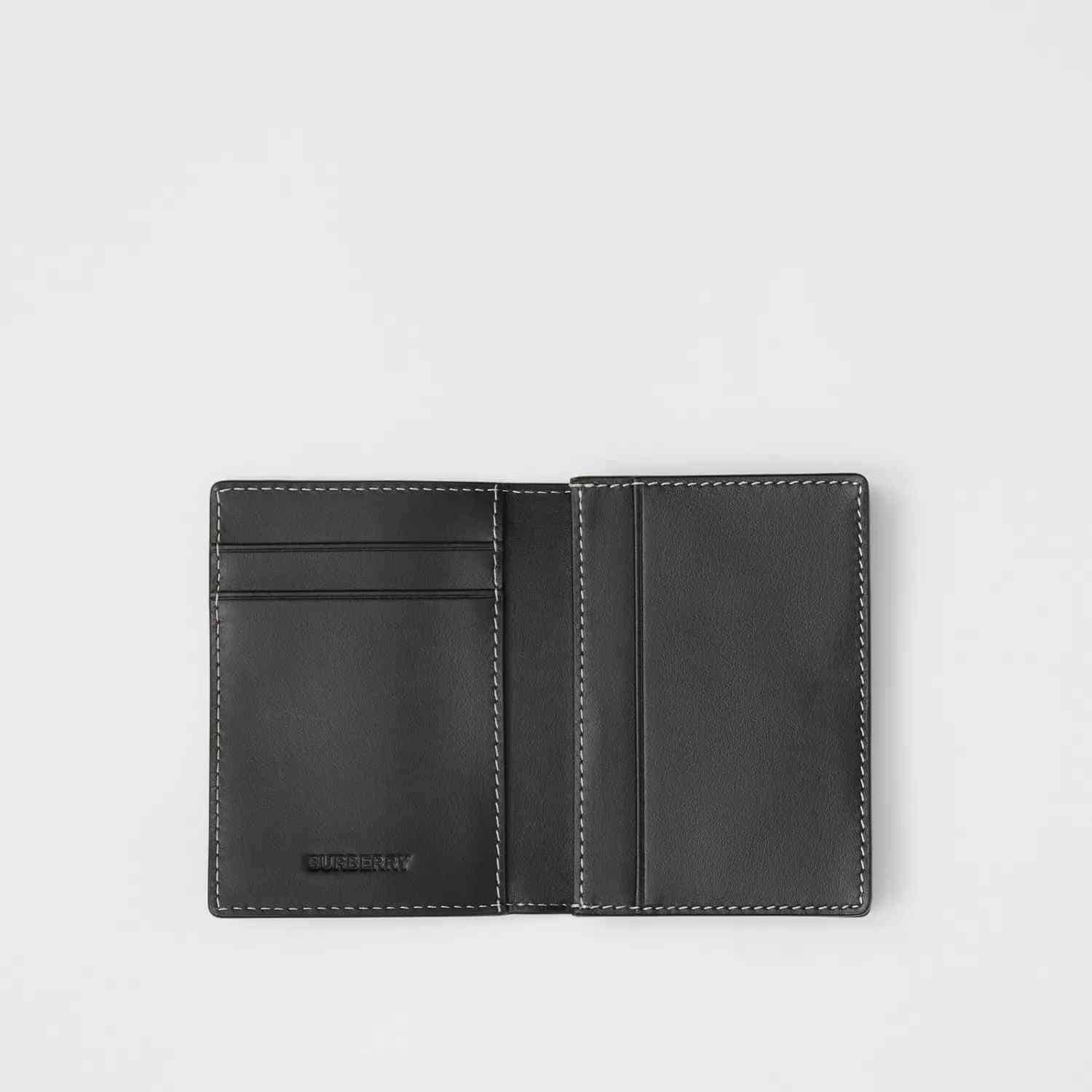 Burberry Check E-canvas Folding Card Case