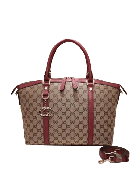Gucci Gg Canvas Top Handle Bag