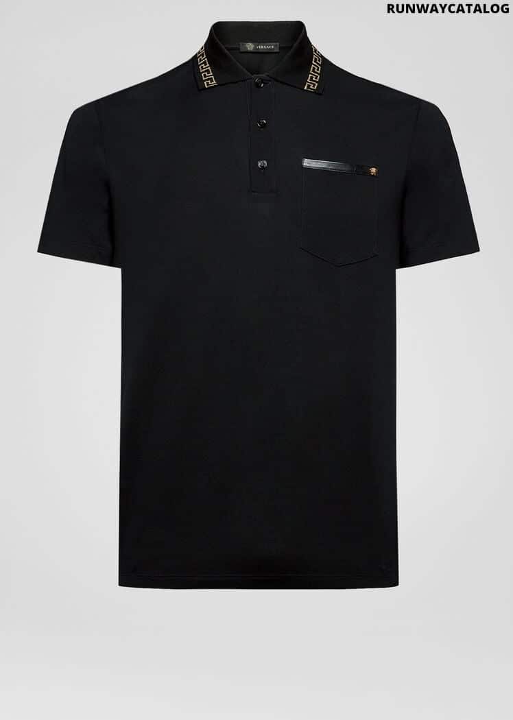 Versace Greek Key Polo Shirt