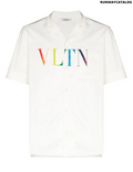 Valentino VLTN logo print shirt