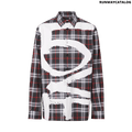 Burberry Love Print Vintage Check Cotton Shirt