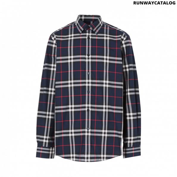 Burberry Check Cotton Poplin Shirt
