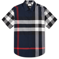 BURBERRY SHORT SLEEVE SOMERTON LARGE CHECK SHIRT