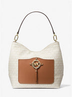 Michael Kors Amy Large Logo Jacquard Shoulder Bag