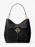 Michael Kors Amy Large Pebbled Leather Shoulder Bag