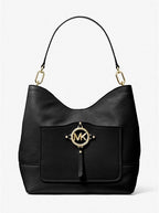 Michael Kors Amy Large Pebbled Leather Shoulder Bag
