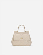 Dolce &amp; Gabbana Small Sicily Bag in aria matelassé calfskin
