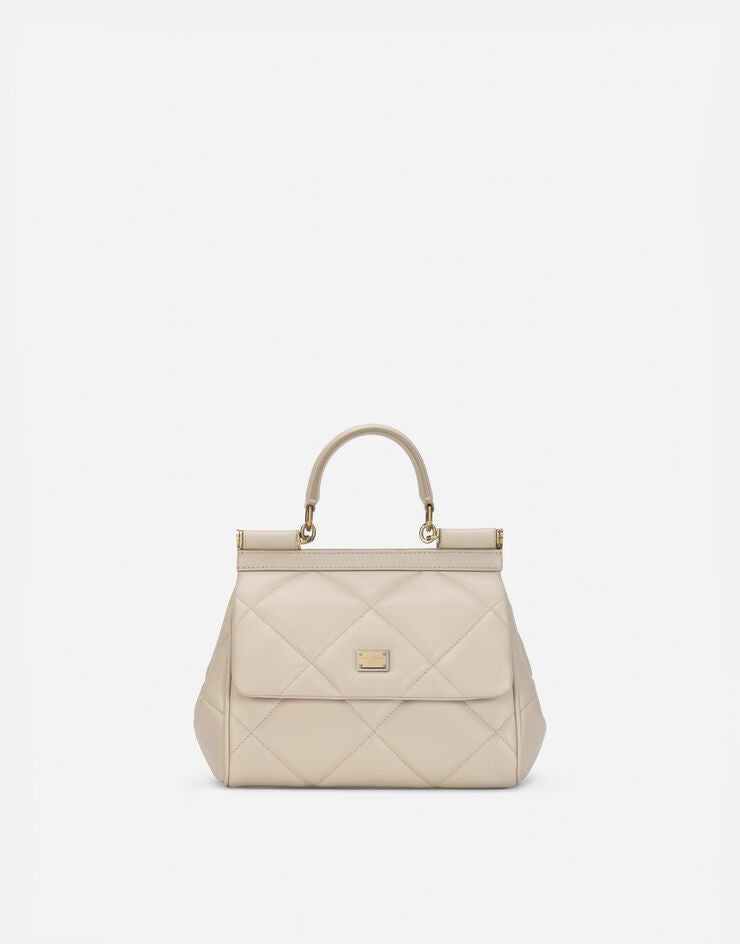Dolce &amp; Gabbana Small Sicily Bag in aria matelassé calfskin