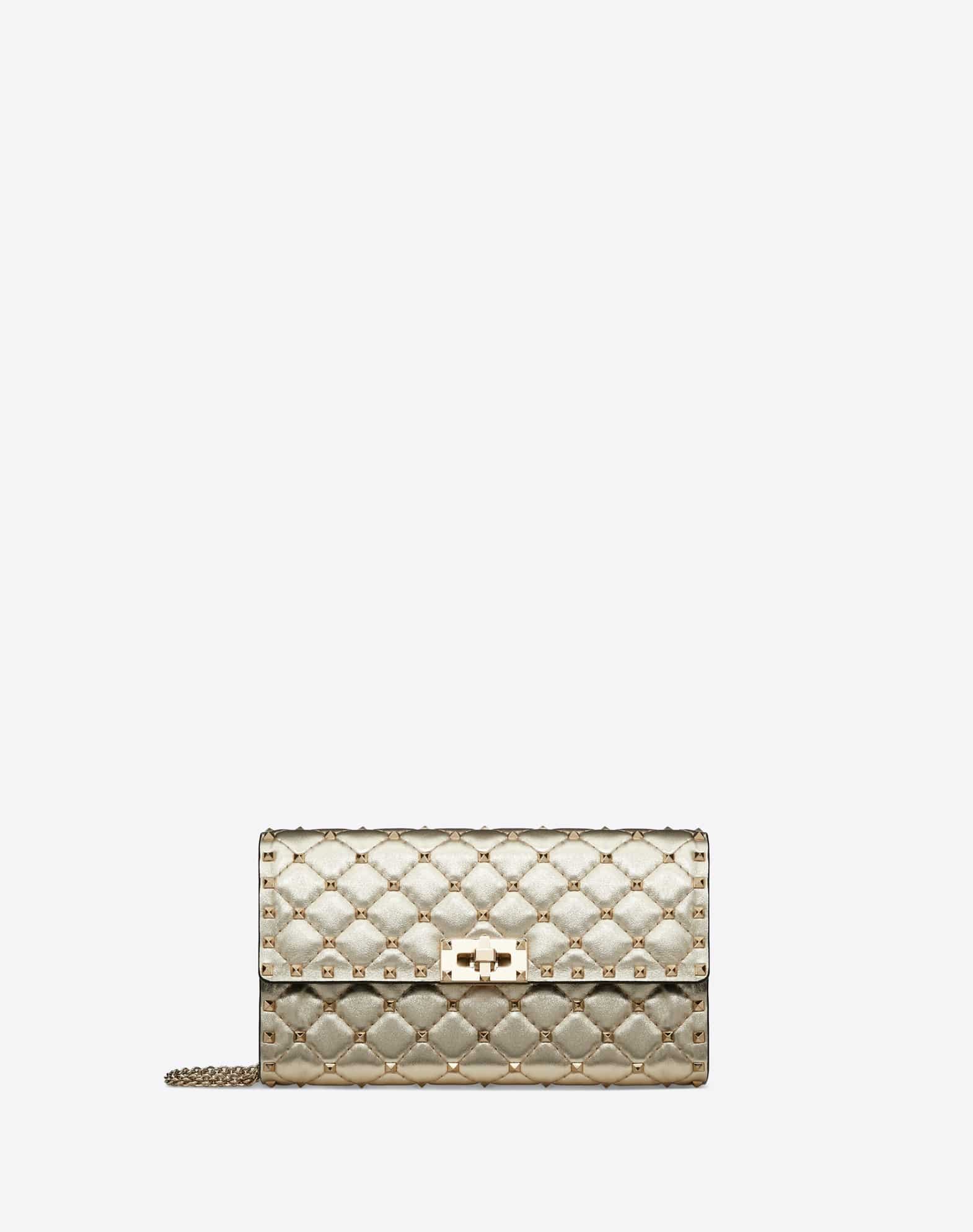 Valentino Rockstud Spike Crossbody Clutch Bag