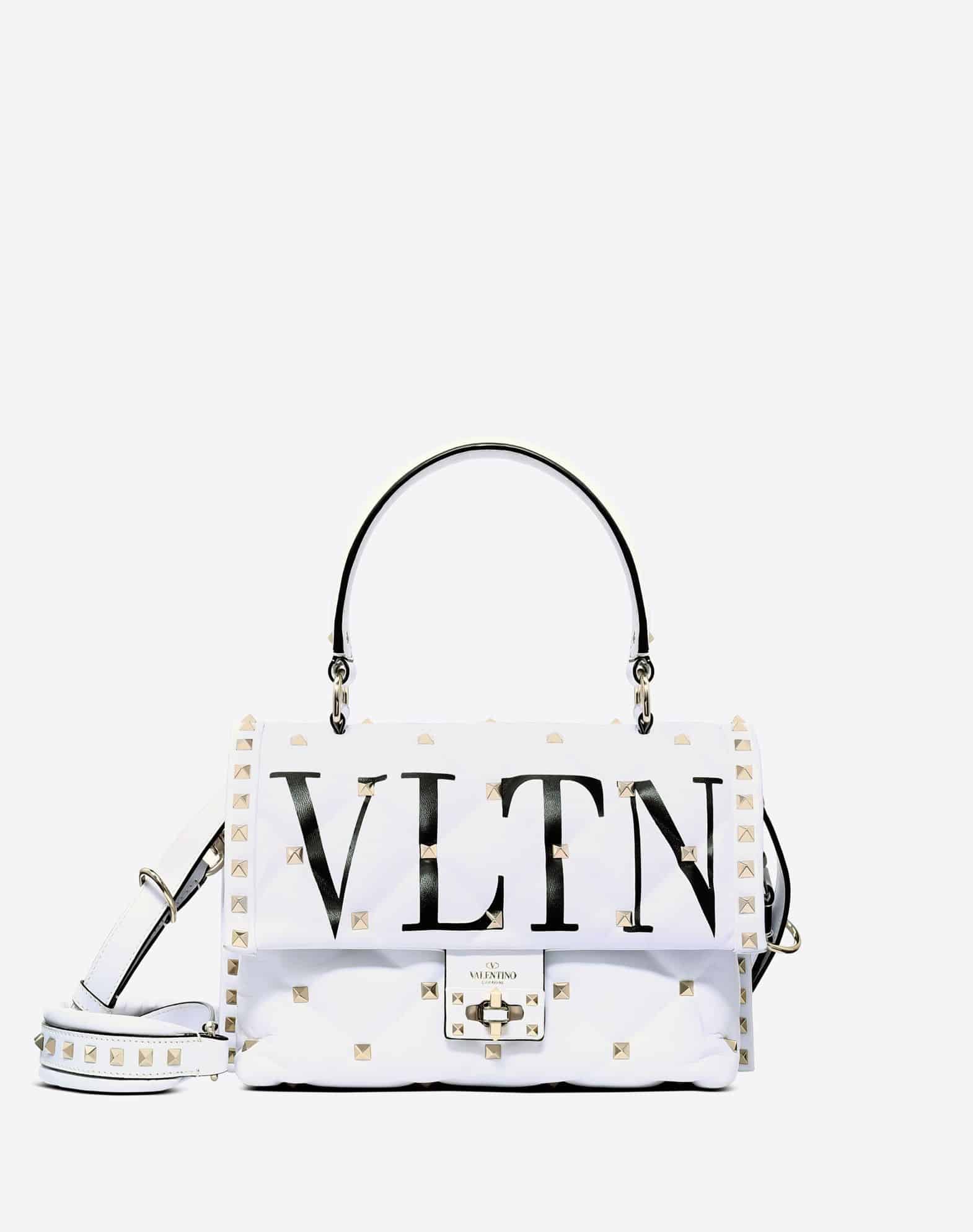 Valentino Medium VLTN Candystud top-handle bag