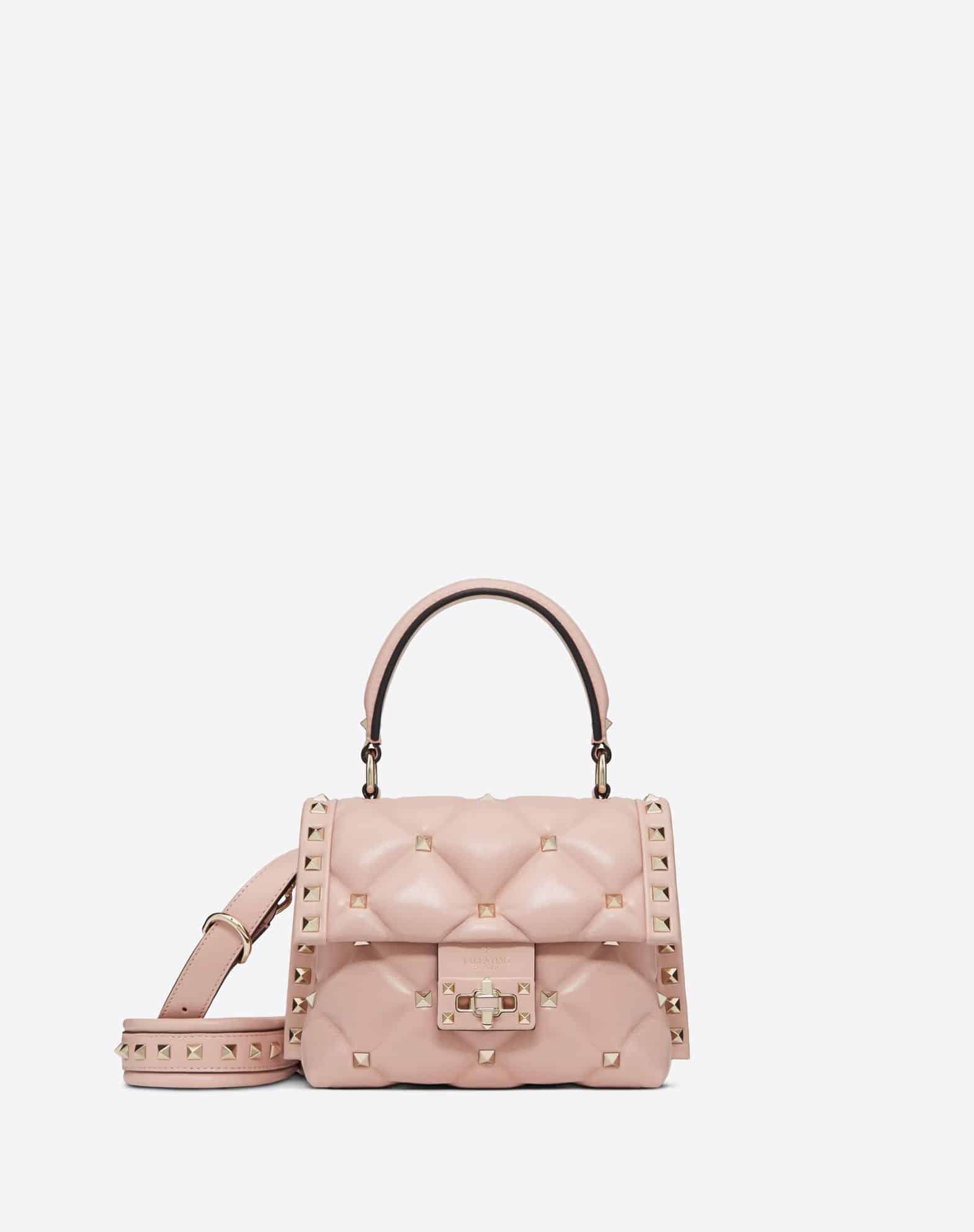 Valentino Mini Candystud Nappa Handbag