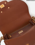 DOLCE &amp;GABBANA MEDIUM DG AMORE BAG IN CALFSKIN