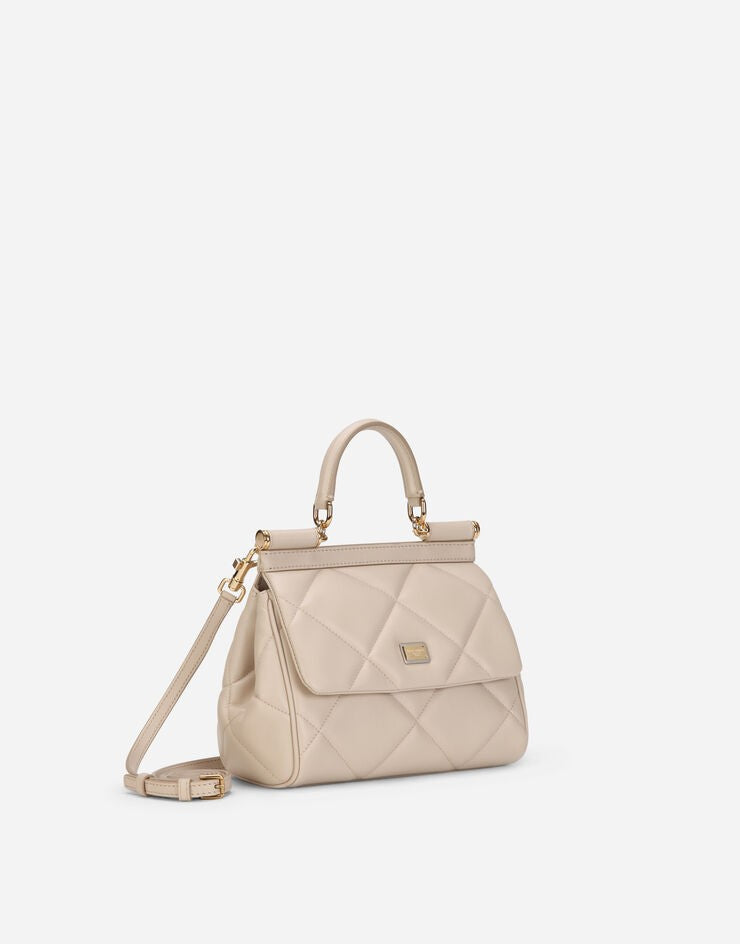 Dolce &amp; Gabbana Small Sicily Bag in aria matelassé calfskin