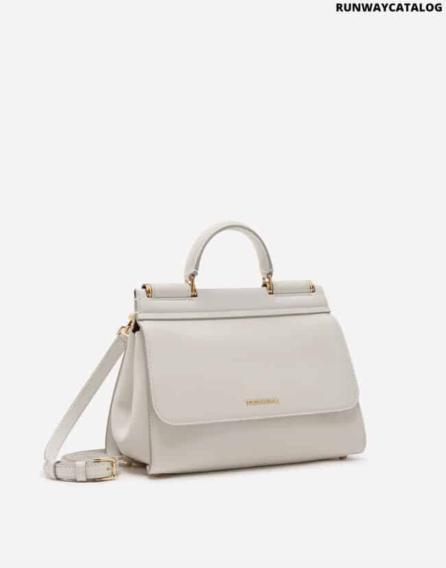 DOLCE &amp; GABBANA SOFT SMALL SICILY BAG IN CALFSKIN