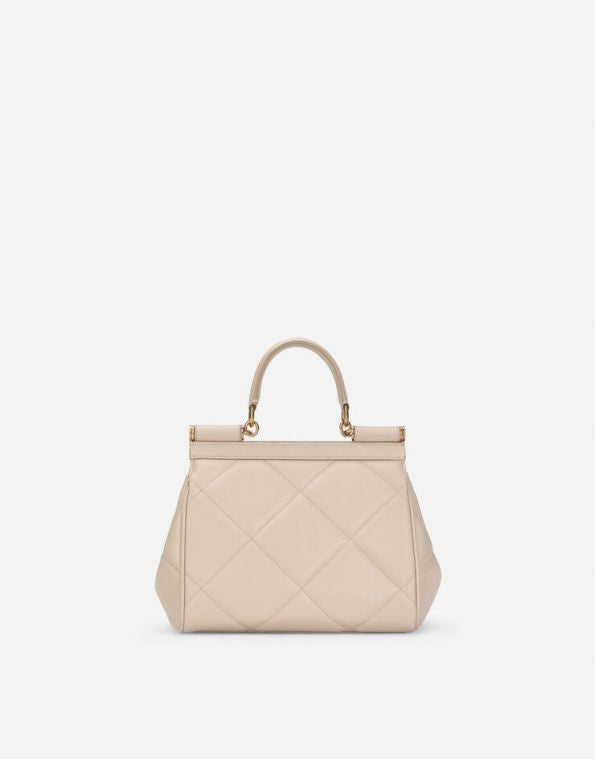 Dolce &amp; Gabbana Small Sicily Bag in aria matelassé calfskin