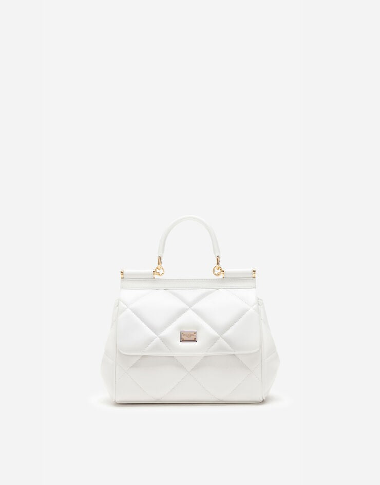 Dolce &amp; Gabbana Small Sicily Bag in Aria Matelassé Calfskin