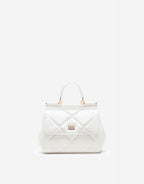 Dolce &amp; Gabbana Small Sicily Bag in Aria Matelassé Calfskin
