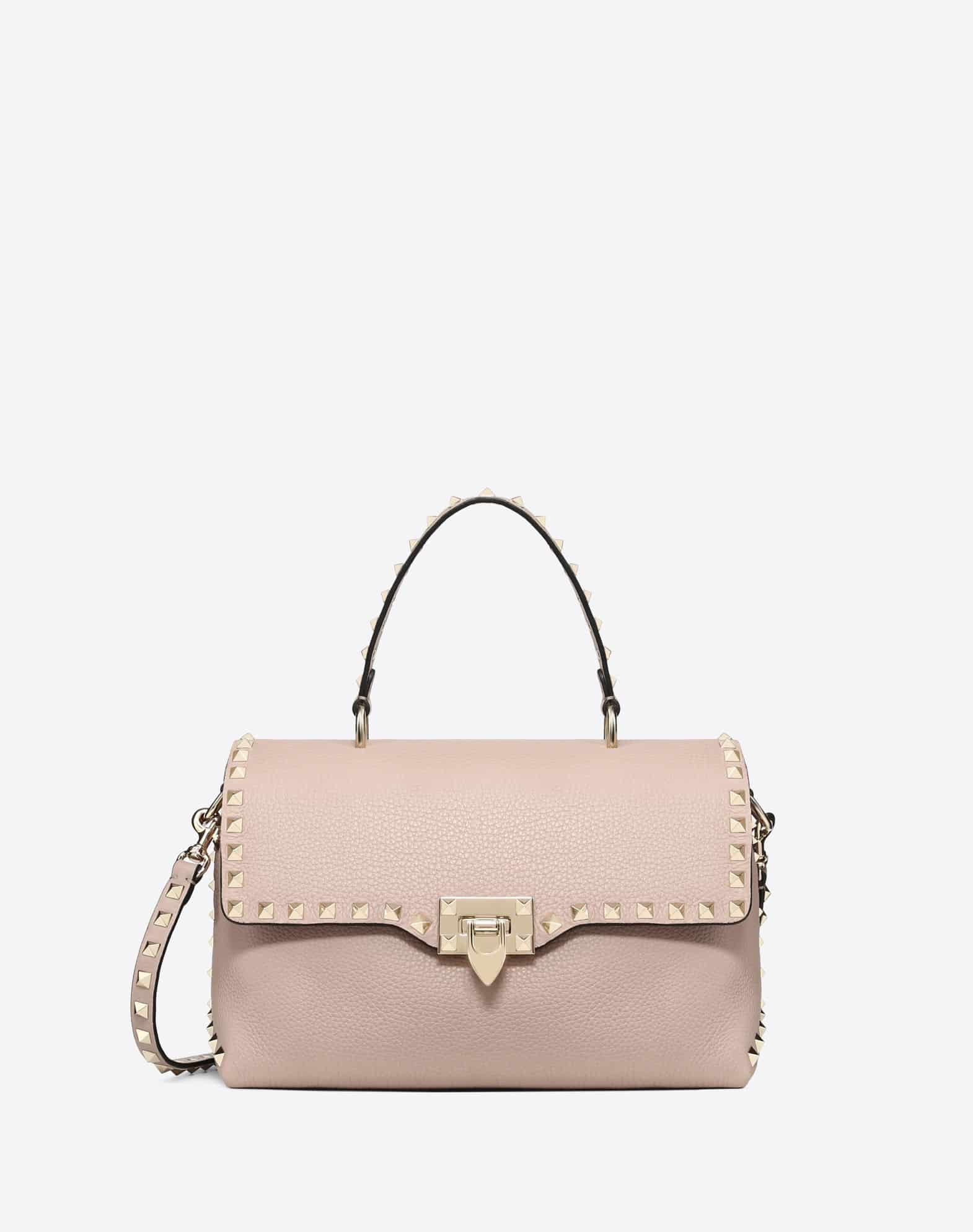 Valentino Medium Grain calfskin leather Rockstud Handbag