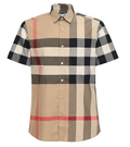 BURBERRY SOMERTON STRETCH COTTON POPLIN SHIRT
