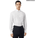 Embellished Cotton Poplin Dress Shirt
