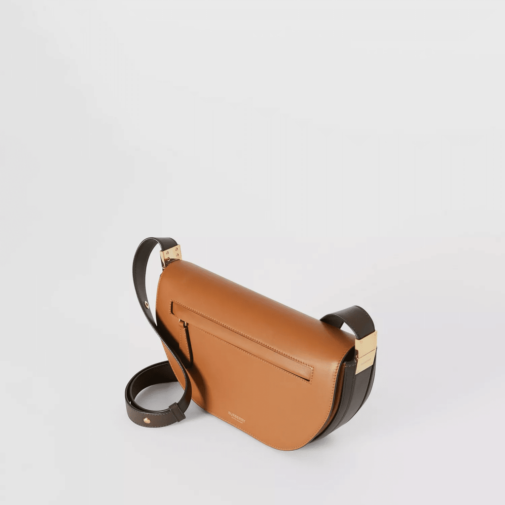 Burberry Small Two-tone Leather Olympia Bag