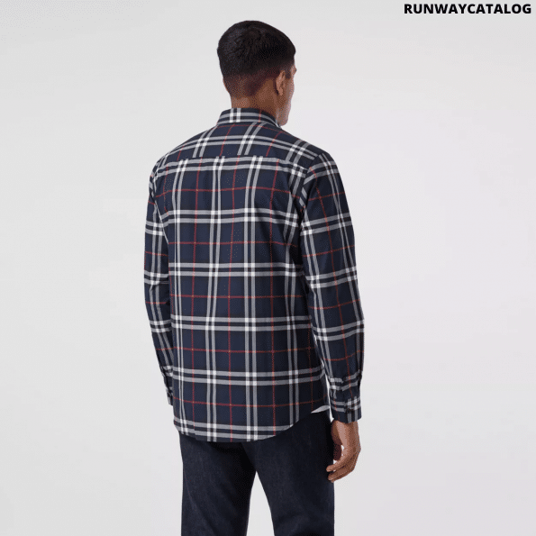 Burberry Check Cotton Poplin Shirt