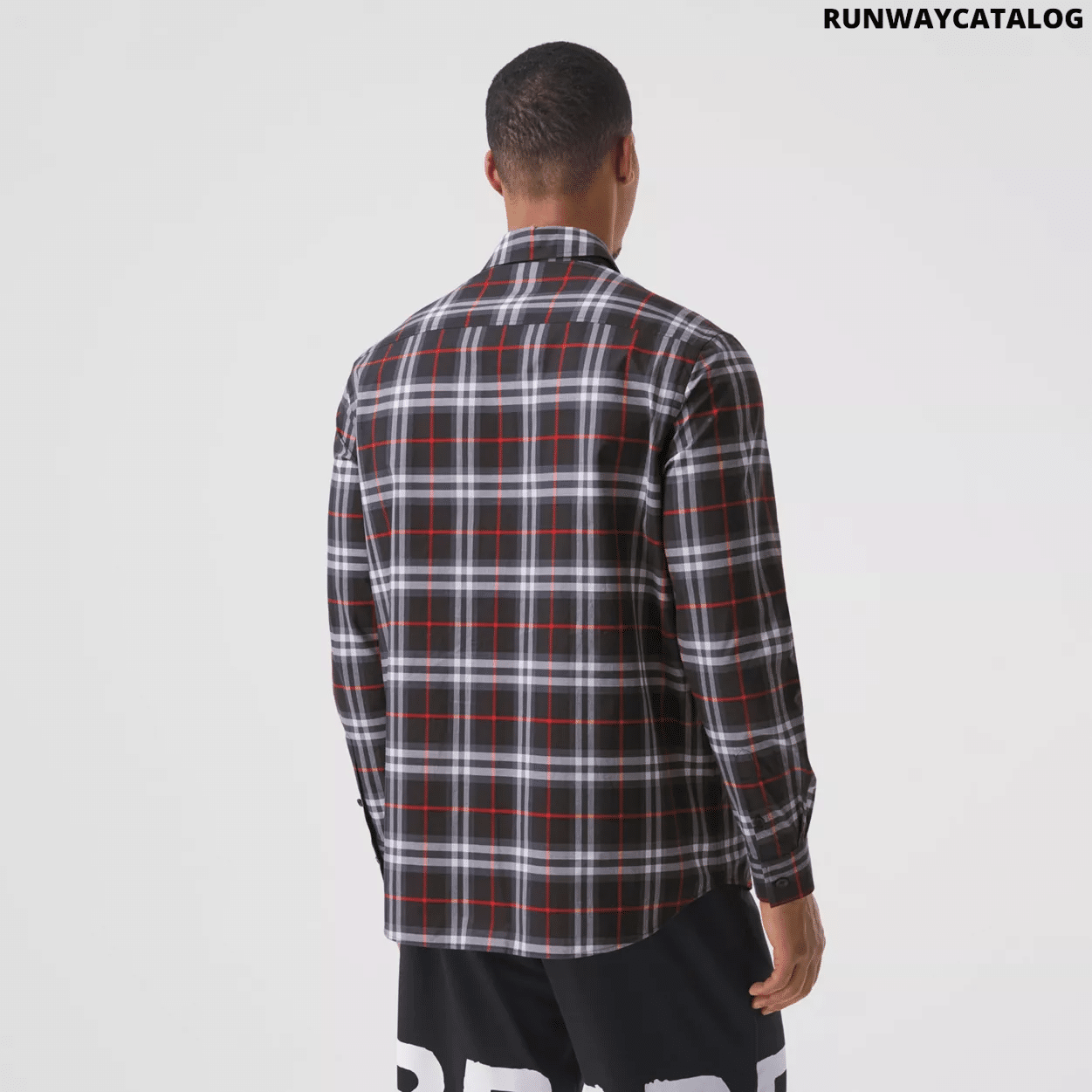 Burberry Love Print Vintage Check Cotton Shirt