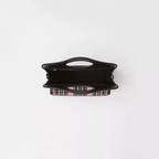 Burberry Mini Tartan Nylon and Leather Pocket Bag