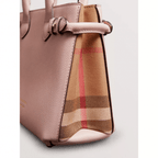 Burberry The Small Banner in Leather and House Check