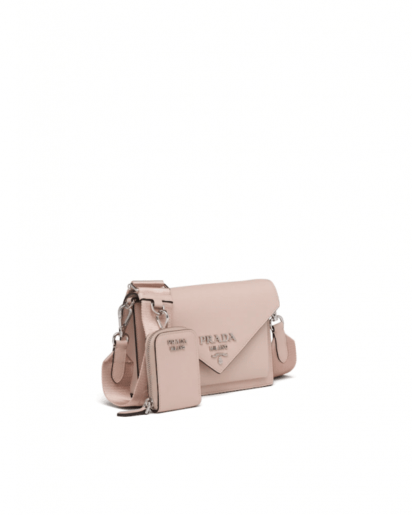 Prada Saffiano Leather Mini Envelope Bag