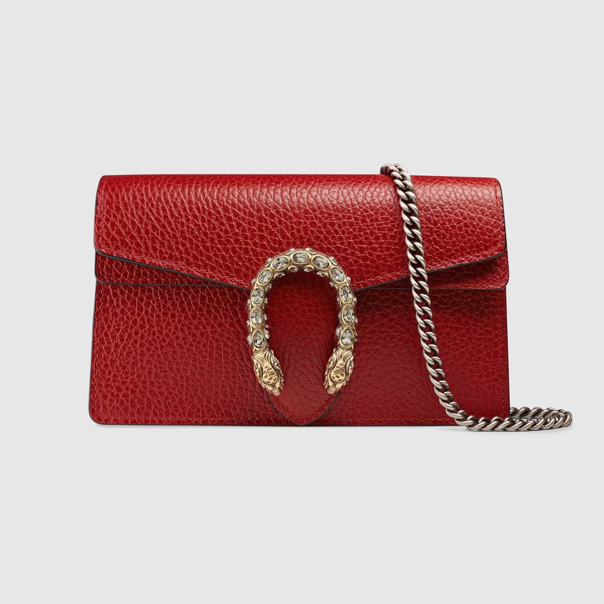 Gucci Dionysus leather super mini bag
