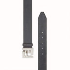 Fendi Grey leather belt