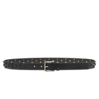 Versace Medusa Stud Leather Belt