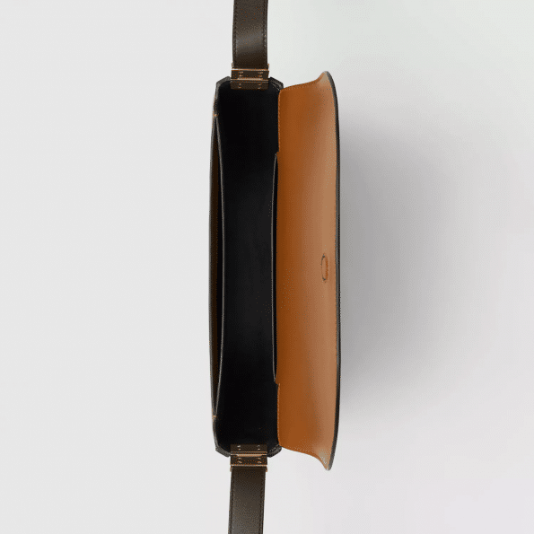 Burberry Small Two-tone Leather Olympia Bag