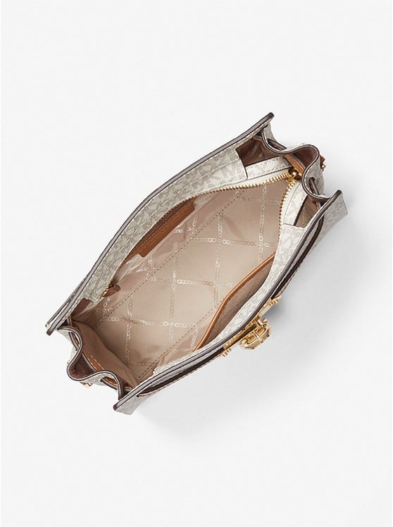 Michael Kors Nouveau Hamilton Large Logo Messenger Bag