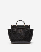Dolce &amp; Gabbana Small ostrich leather Sicily soft bag