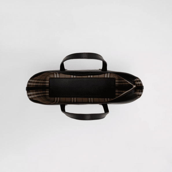Burberry Medium Coated Leather Tote