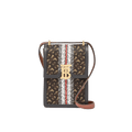 Burberry Monogram Stripe E-canvas Robin Bag