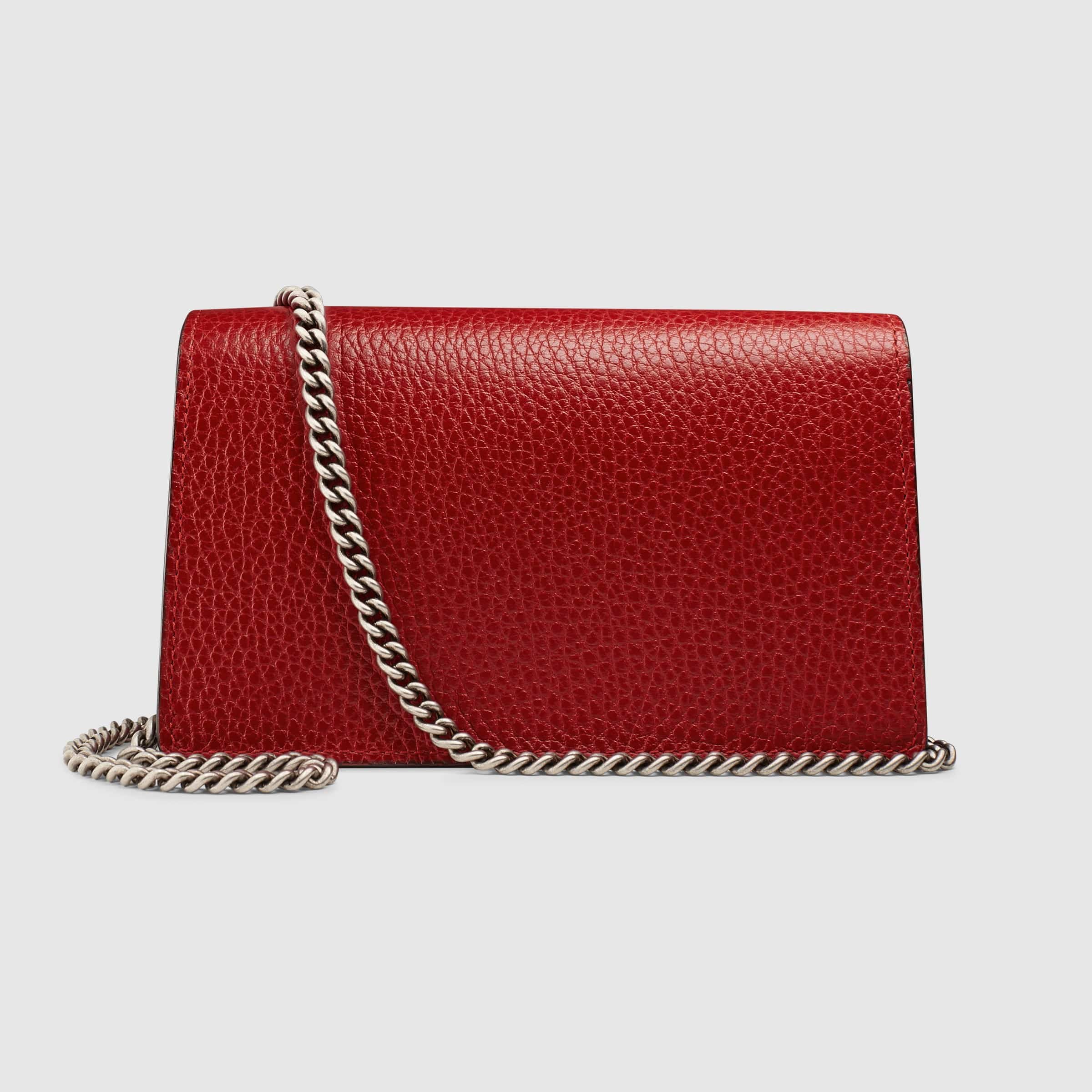 Gucci Dionysus leather super mini bag