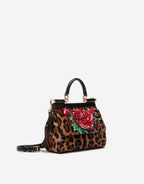 Dolce &amp; Gabbana Medium Sicily Bag in Leopard Print