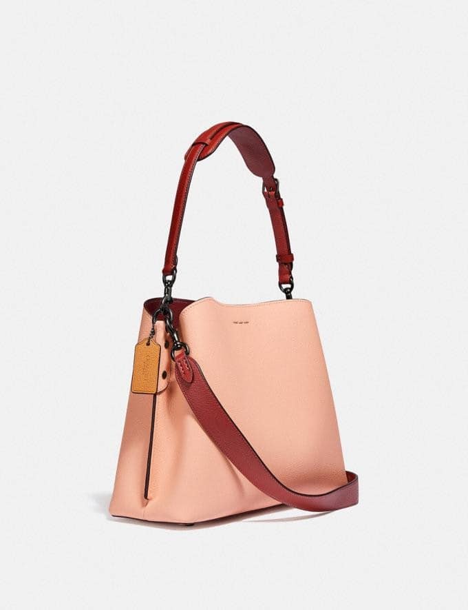 Coach Willow Shoulder Bag In Colorblock With Signature