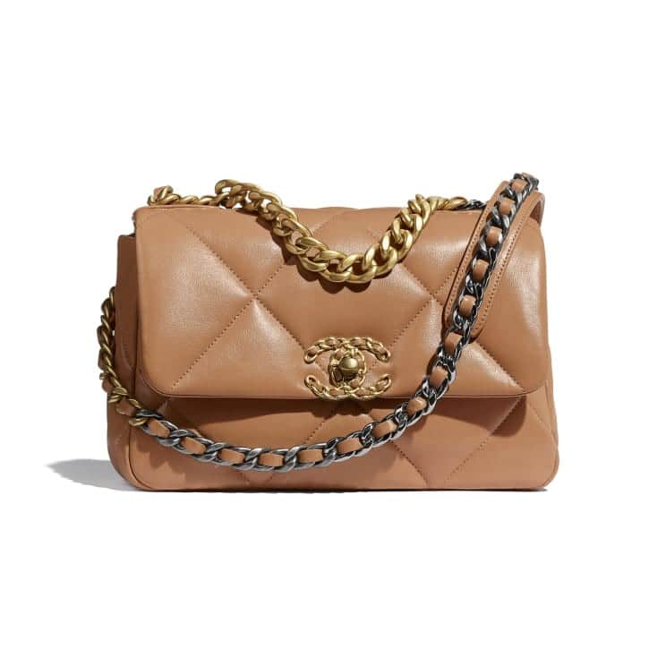Chanel 19 Flap Bag In Caramel