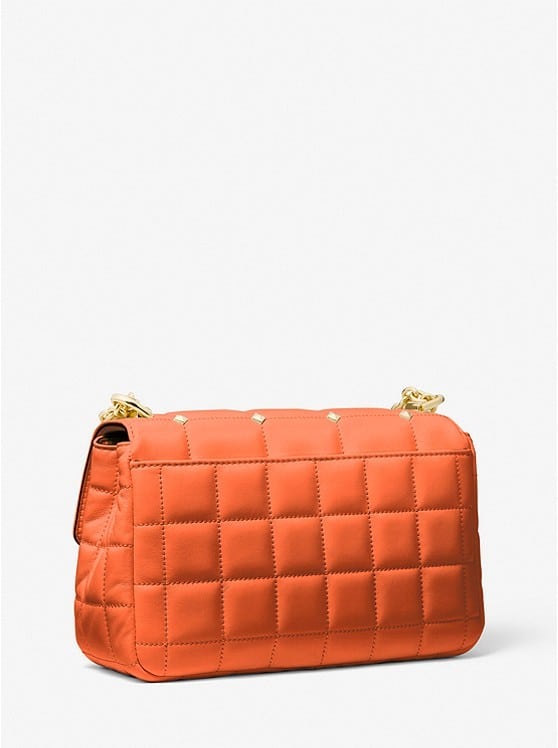 Michael Kors SoHo Large Studded Quilted Leather Shoulder Bag