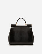Dolce &amp; Gabbana Sicily handbag Crystal DG Logo Patch