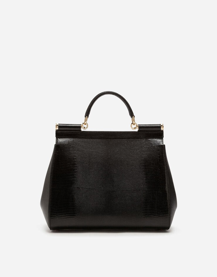 Dolce &amp; Gabbana Sicily handbag Crystal DG Logo Patch