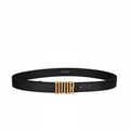 Christian Dior D-Fence Belt Black Smooth Calfskin, 30 MM