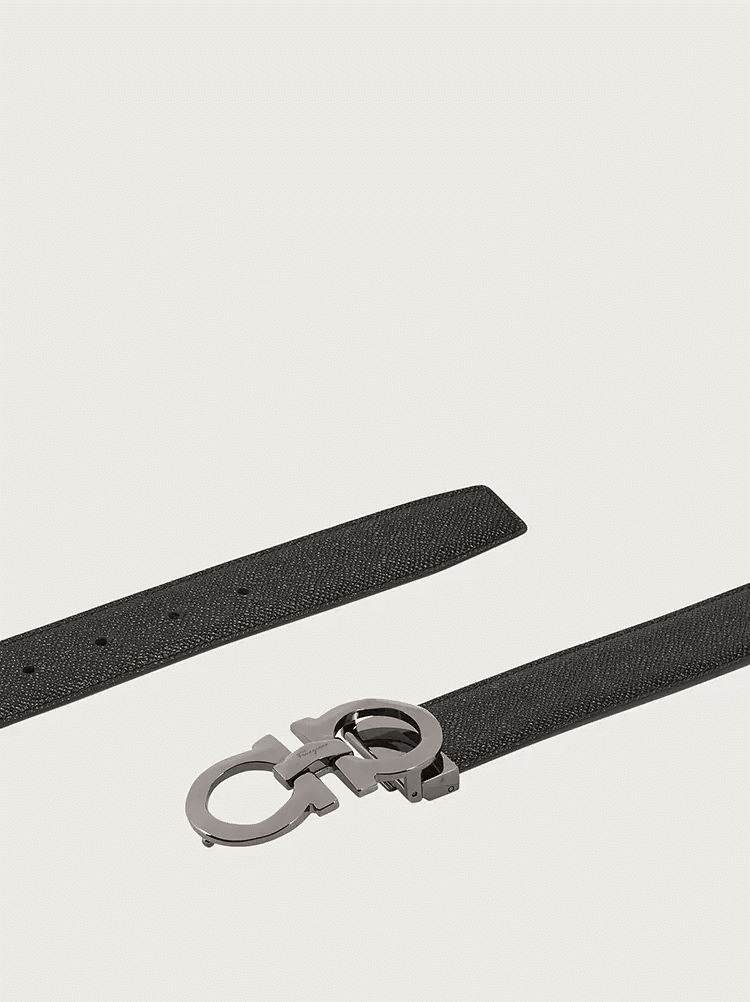 Salvatore Ferragamo Reversible and adjustable Gancini belt
